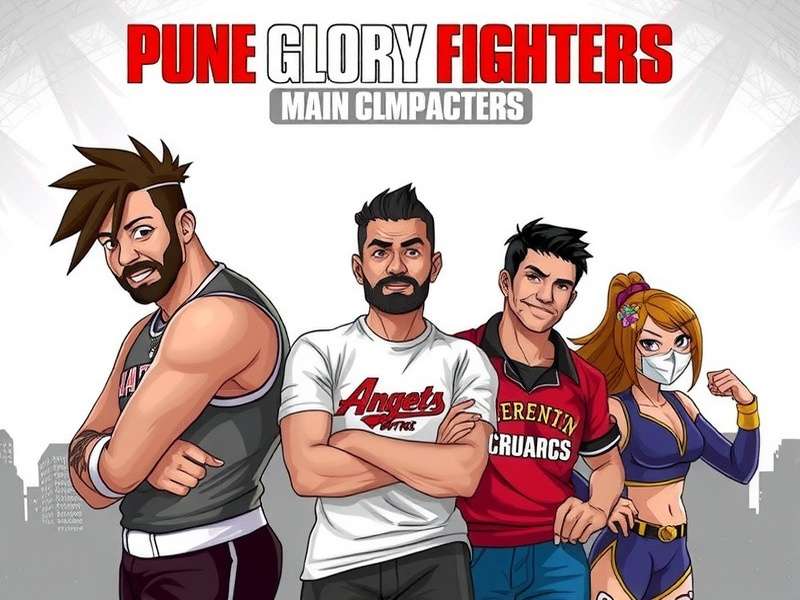 Veer Pawar, Anjali Desai, and Raj Patel - Main Characters of Pune Glory Fighters Pune Glory Fighters Main Characters